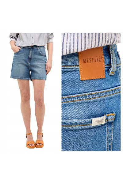 Mustang Blugi Dama Scurti, Charlotte Shorts, Marime 32, Albastru, Regular Fit...
