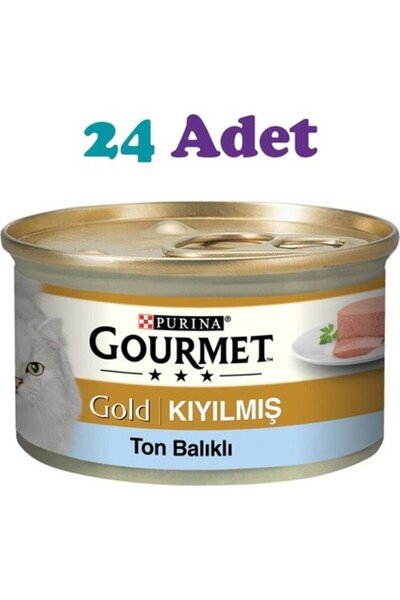 Gourmet Gold Purina Kıyılmış Ton Balıklı Süper Premium Kedi Maması 85 gr Lezz...