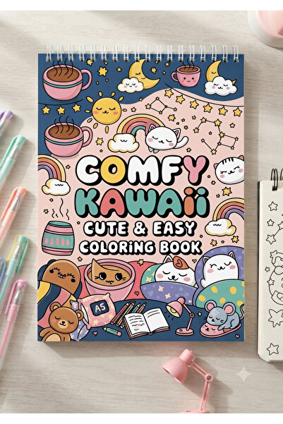 Yazarın Kendi Yayını COMFY KAWAİİ BOYAMA KİTABI 40 sayfa