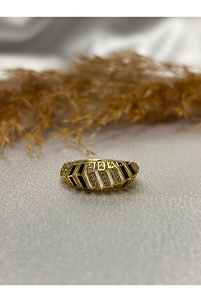 XUPING JEWELRY 14K Kuyumcu Model Taş Detaylı Xupıng Çelik Yüzük