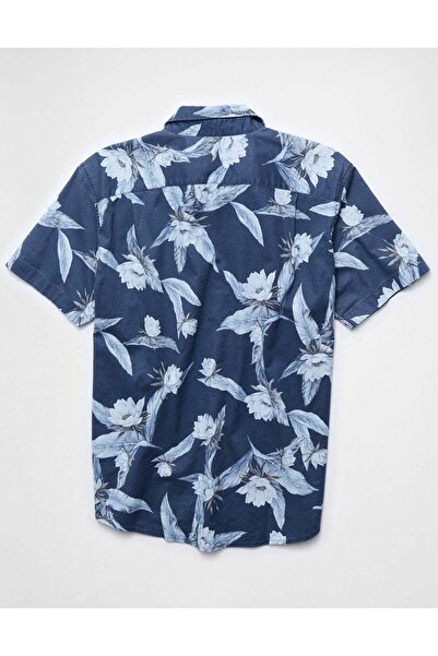 AMERICAN EAGLE AE Short-Sleeve Button-Up Shirt