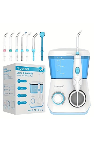 Choice EU WHITE 600ml Professional Oral Water Flosser 10-Pressure Electric Or...