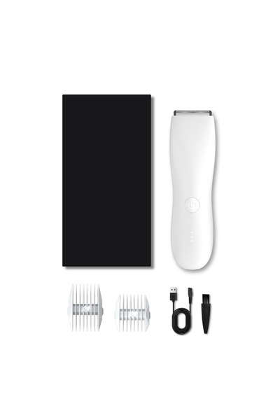choice2 WHITE Body Hair Trimmer for Women & Men Electric Groin/Ball Shaver Pu...