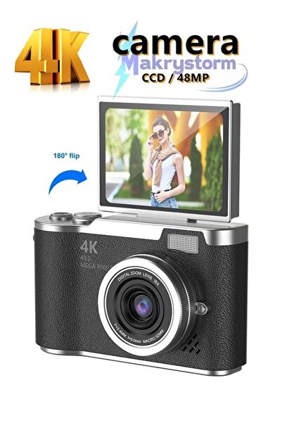 Generic 4k CCD Digital Zoom Student Digital Camera 48MP Portable Digital Phot...