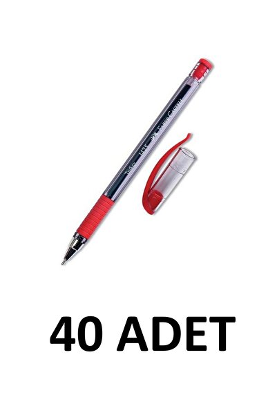 Faber Castell 1425 Ballpoint Pen 40 Pcs 0.7 mm Needle Tip Ballpoint Pen