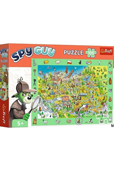 Trefl Puzzle de observație Spy Guy Polska 100 piese