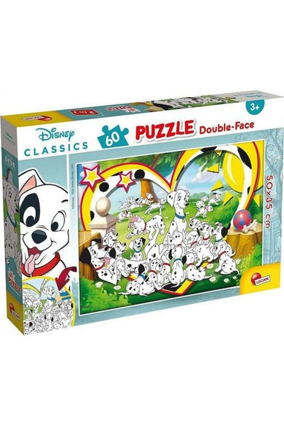 Lisciani Giochi Puzzle pentru copii 101 Dalmațieni pentru 3+ ani 60 piese