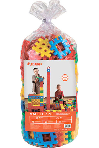 Marioinex Cuburi de construcție tip gofri, pentru copii de la 2 ani în sus, 1...