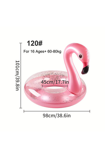 Choice Flamingo 120 Flamingo Inflatable Pool Floats for Adults, Summer Beach ...