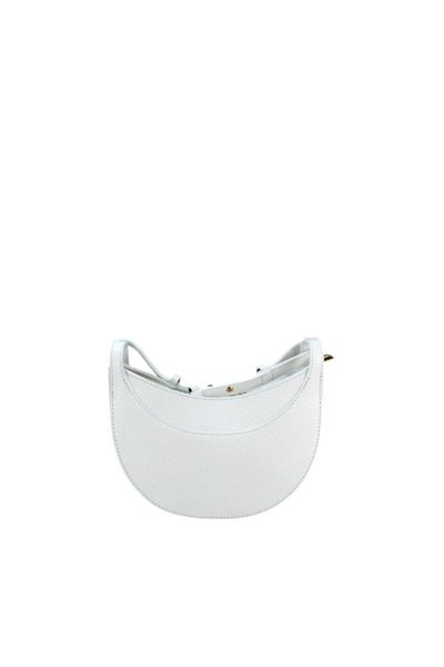 matis atelier Geantă crossbody de damă din piele Afina - Albă
