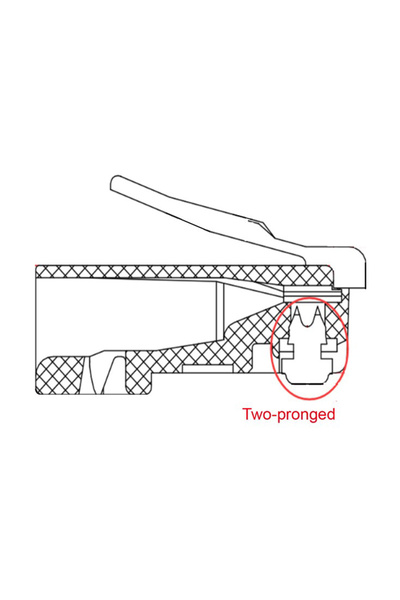 goobay βύσμα RJ45 72500, CAT 5e UTP, διάφανο, 10τμχ