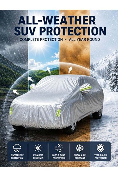zeetwo Waterproof UV Resistant Full Car Cover for BYD Ti 7 - All Weather Dust...