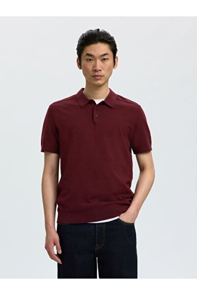 SELECTED Polohemd aus Strick Gestricktes