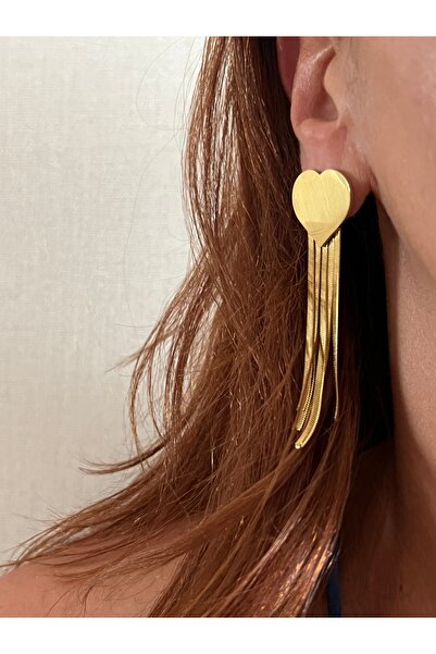 tones official Steel Baguette Stone Star-Heart Earrings
