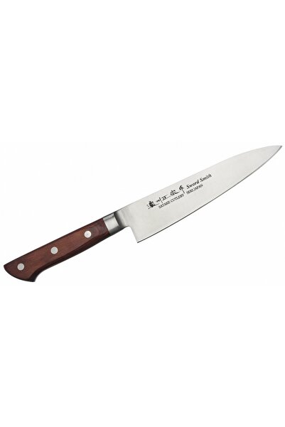 Satake Cutlery Cutit bucatar Kotori, Satake Cutlery, 18 cm, 56HRC, otel, maro