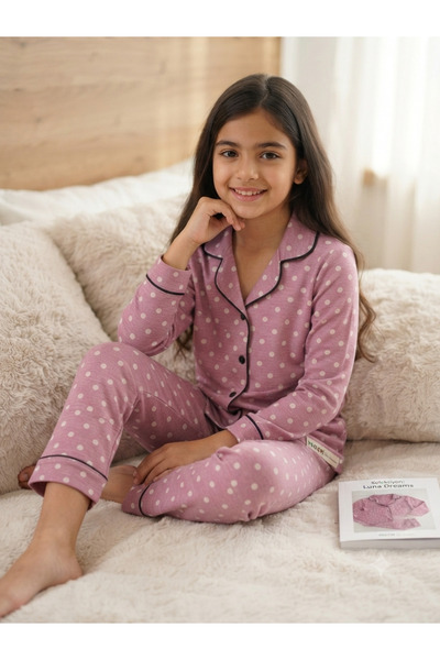 Mini Moon Homewear Kız Çocuk %100 Pamuklu Sevimli Figür Baskılı İkili Pijama ...