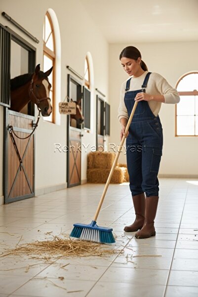 RENK YAPI RÜYASI Sapli Sert Brush for Ahir and Construction Cleaning, Sand, G...