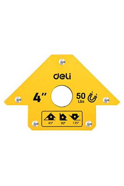 Deli μαγνητική γωνία συγκόλλησης DL-HDW50 με 45°/90°/135° γωνίες, 4", 22kg