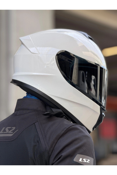Givi 50.X BEYAZ KASK (SİYAH VİZÖR)