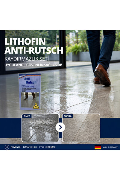 Lithofin Anti-Slip Product Set for Slippery Surfaces