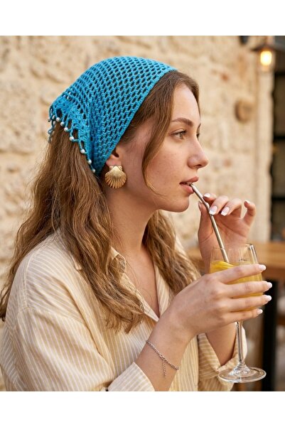 HepsitrentStore Women's Summer Mesh Knitted Bandana