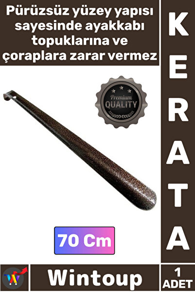Wintoup #Kerata Sağlam Kalın Demir Dayanıklı Ergonomik Uzun Ayakkabı Çekeceği...