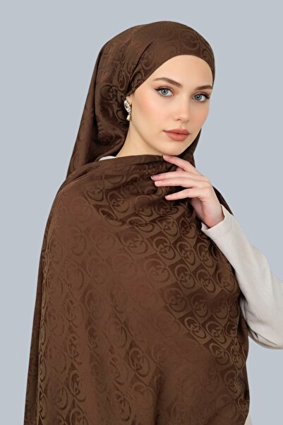Generic Brand وشاح أنج-سكارف بنمط تشينجل أيروبين جاكار
