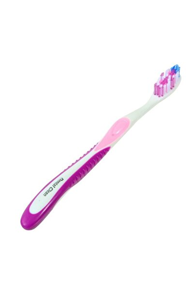 Jumbo Periuță de dinți pentru adulți, duritate medie, mâner ergonomic și igie...