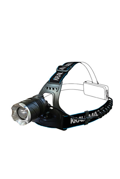 KRAUSMANN LT40140 Επαναφορτιζόμενος Φακός Κεφαλής LED