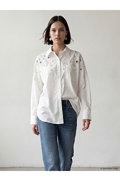 LC Waikiki Timeless Clothing & Timeless Choices Stoned Women's Shirt