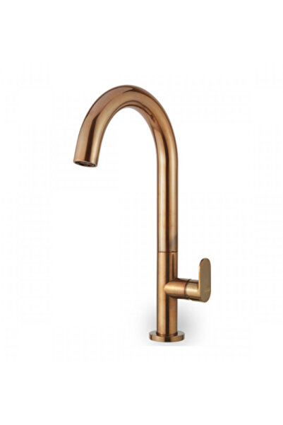 ARMANDO VICARIO Slim Brass Μπαταρία Νιπτήρος Υψηλή Με Βαλβίδα Clic-Clac