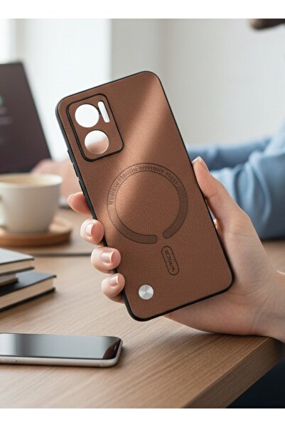 batuteknoloji Redmi Note 11E-Redmi 10 5G MagSafe Görünümlü Karbon BTU Silikon...