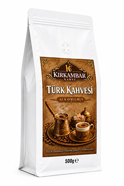 Az Kavrulmuş Türk Kahvesi 500 gr | Geleneksel Lezzet, Hafif İçim, Bol Köpüklü