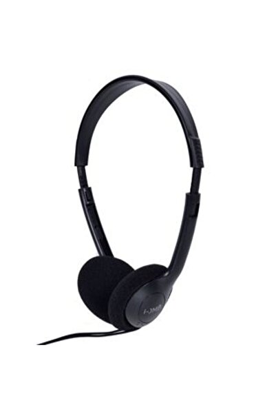 i-JMB Căști audio negre cu cablu de 1,5 m