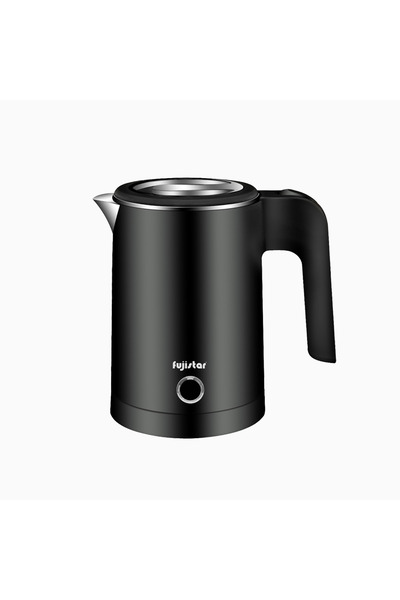 fujistar 0.8l double wall steel seamless kettle 1500w - Model FSKT408