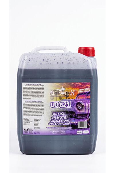 Altınoran Ultra pH Nötr Cilalı Mor Köpüklü Oto Şampuanı 5 L UD 621 - Boya Kor...