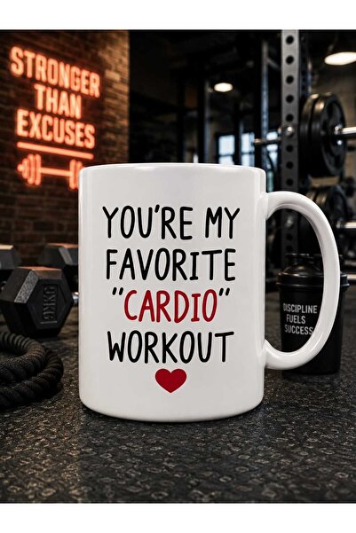 POPULUS You'Re My Favorite "Cardio" Workout Design Ceramic Mug