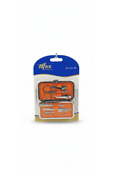 max elegance Max Elegance Manicure & Pedicure Set with Portable Case – Orange
