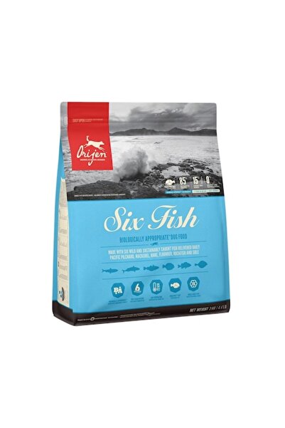 Orijen Hrană uscată pentru câini adulți, 6 Fish Dog, cu pește 2 kg