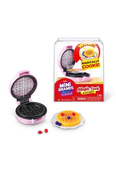 Mini Brands Magic Cook Kitchen Waffle Maker Mini Kitchen Set Working Miniatur...