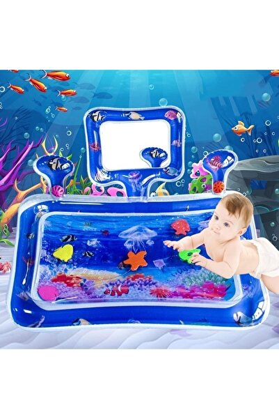 Empressco Blue Baby Water and Play Mat, 1-2 Years Old, Fun and Soft Design