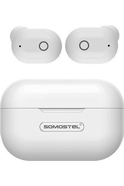 Somostel Căști Bluetooth handsfree intraauriculare J58 cu carcasă de încărcar...