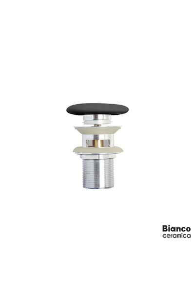 BIANCO CERAMICA Αυτόματη Βαλβίδα Νιπτήρα Clic-Clac Anthracite Matt