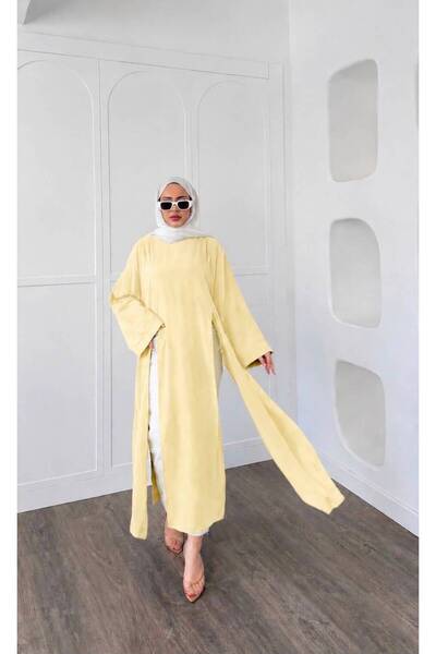 Rose Design Boutique SİNDA UZUN YIRTMACLI ABAYA