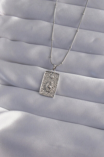 Marsilyan 316L Steel Chain Silver Color Laser Engraved Eye Figure Tarot Penda...