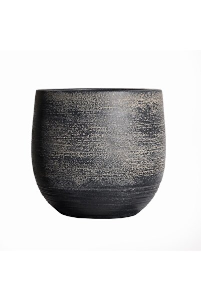 SUPERGREENS Κασπώ Τερακότα "Victor" Στρογγυλό Καφέ 21x21x19 εκ.