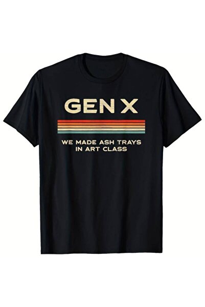 STITCHLY Retro Vintage Pattern T-Shirt- "We Made Dust Boxes in Art Class" Slo...