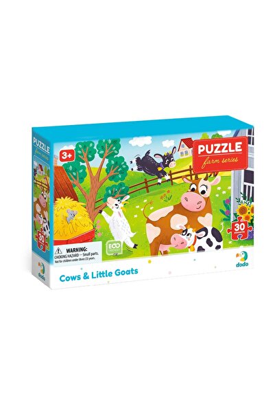 Generic Puzzle Dodo Toys Vacuțe și capre, 30 piese