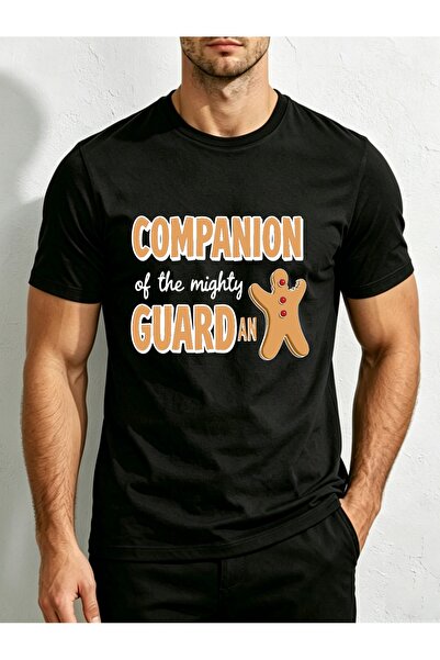 NOURAM تي شيرت رجالي بتصميم Companion Of The Mighty Guardian Gingerbread Man ...