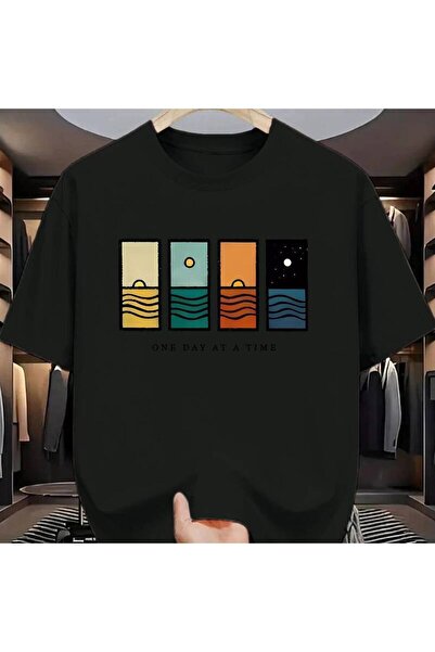 1001 Line Trendy Fashion Sports Daily Casual Men's Clothing T-shirt